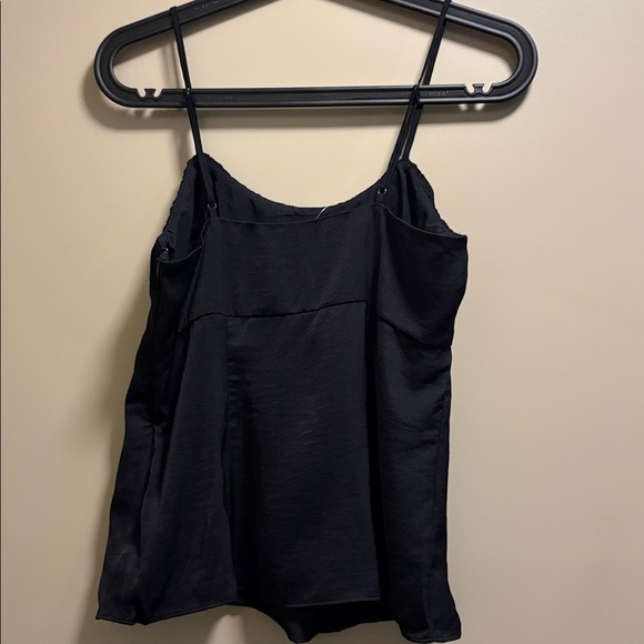 Banana Republic Black Satin Spaghetti Strap Camisole - Picture 3 of 6